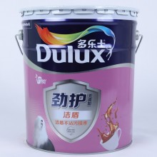 多乐士竹炭劲护洁盾室内墙面乳胶漆家用调彩白色墙面涂料 18L/桶